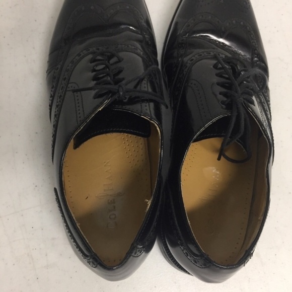 Cole Haan Cannolly Leather Wingtip Oxfords Size 10 - Picture 5 of 8
